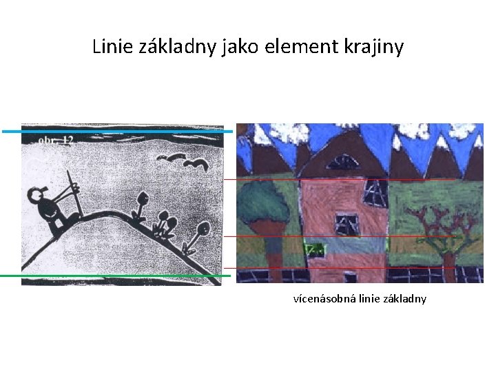 Linie základny jako element krajiny vícenásobná linie základny 