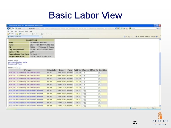 Basic Labor View 25 