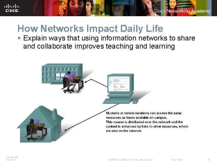How Networks Impact Daily Life § Explain ways that using information networks to share