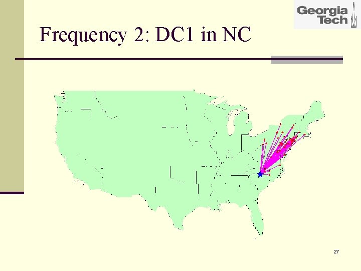 Frequency 2: DC 1 in NC 27 