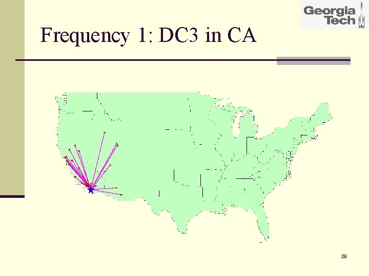 Frequency 1: DC 3 in CA 29 