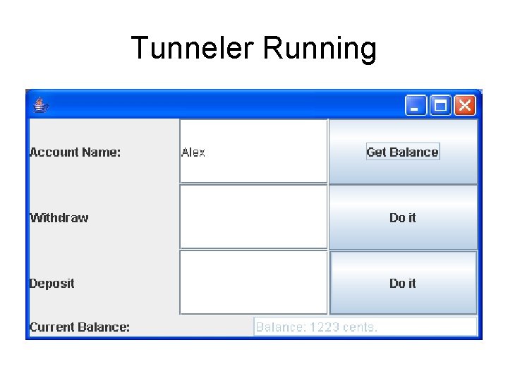 Tunneler Running 