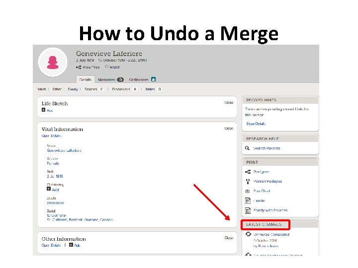 How to Undo a Merge 