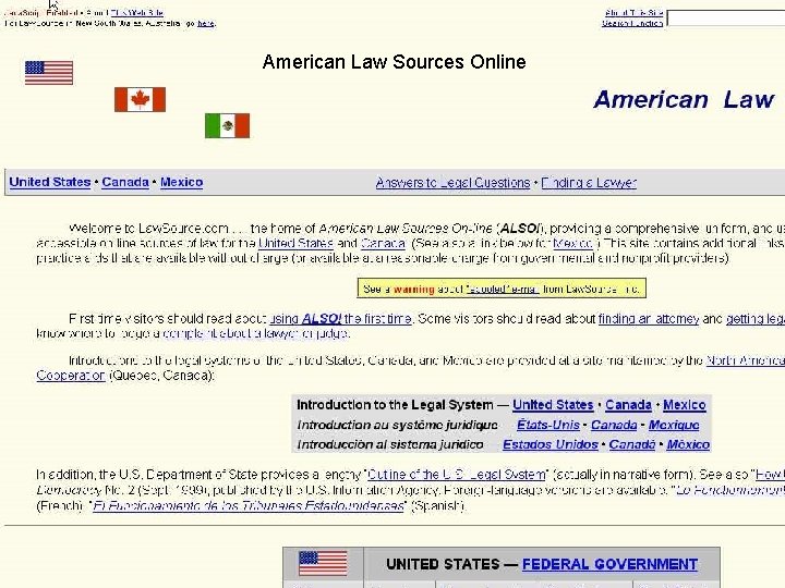 American Law Sources Online 