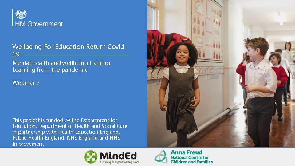 Wellbeing For Education Return Covid 19 Mental health and wellbeing training Learning from the