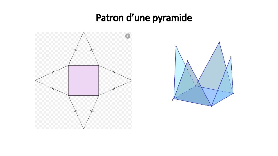 Patron d’une pyramide 