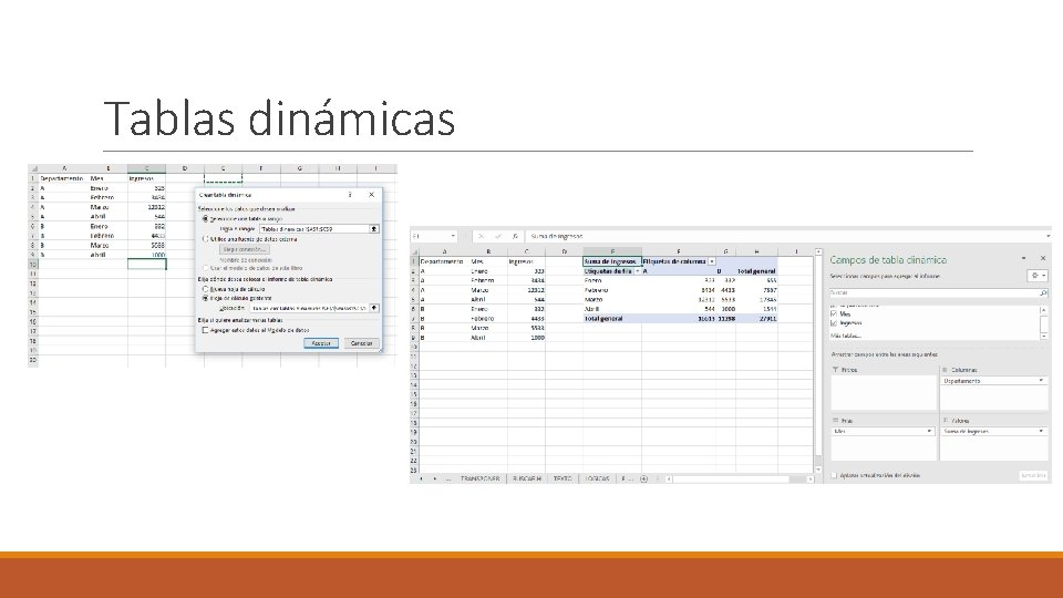 Tablas dinámicas 