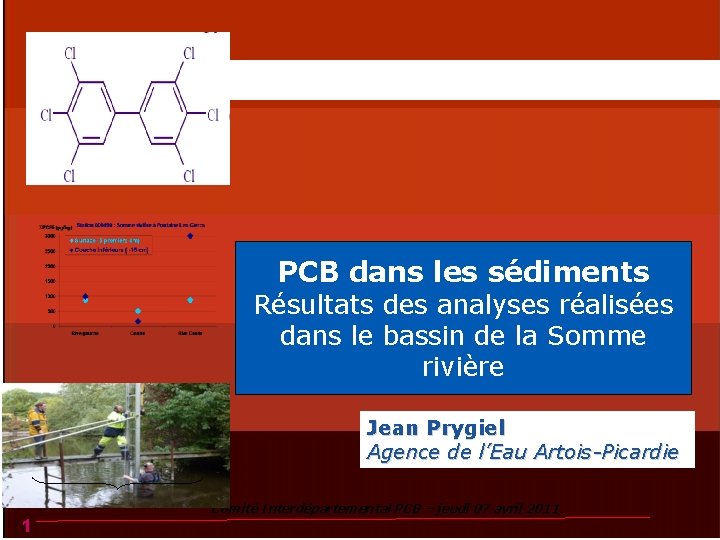 PCB dans les sédiments Résultats des analyses réalisées dans le bassin de la Somme