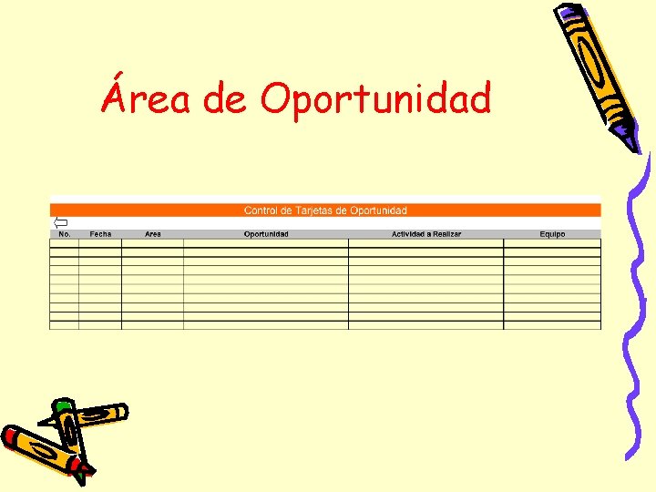 Área de Oportunidad 