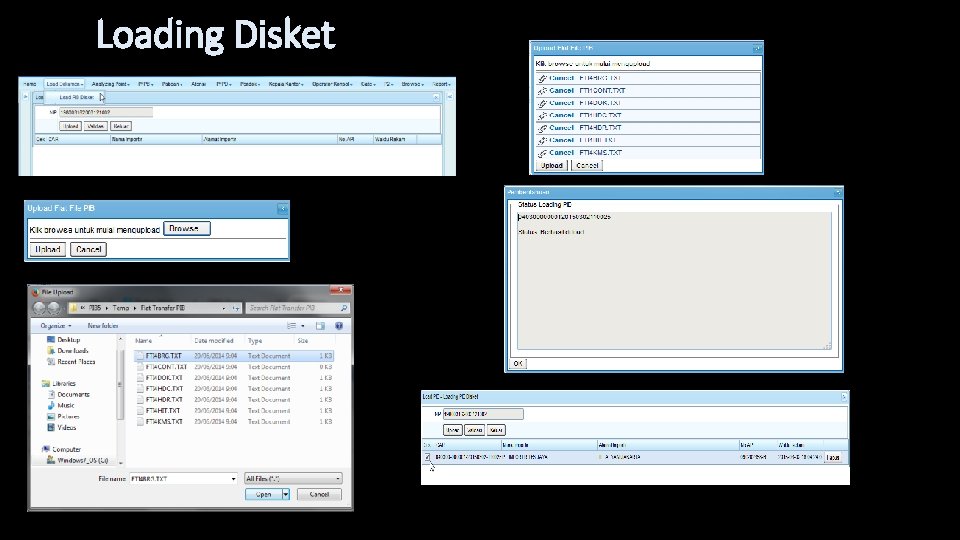Loading Disket Loading Disket