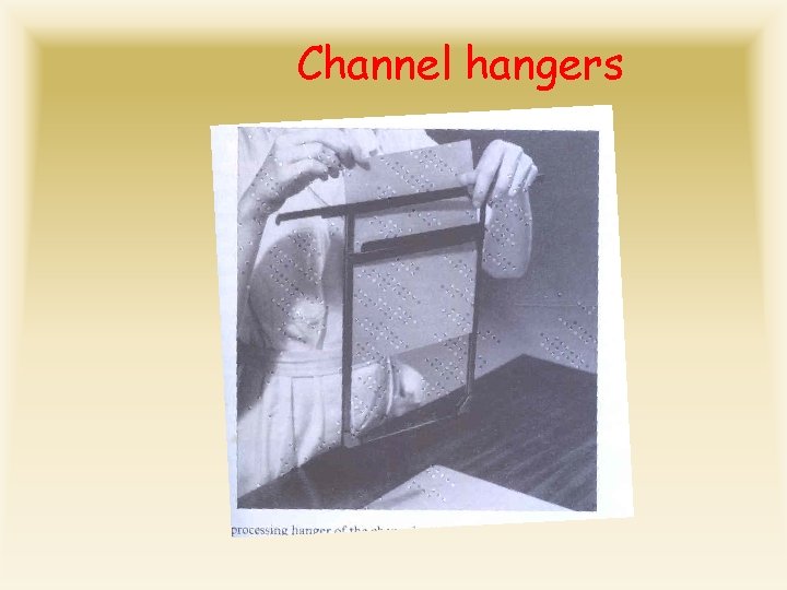 Channel hangers 