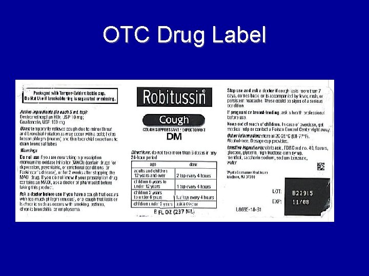 OTC Drug Label 