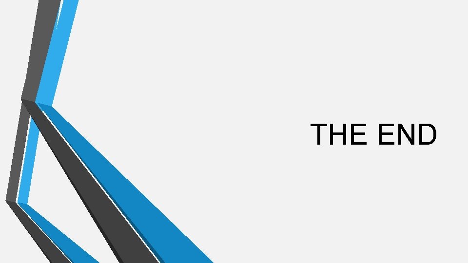 THE END 