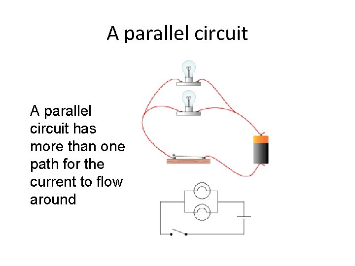 Electric Circuits Title Current in Parallel WALT Set