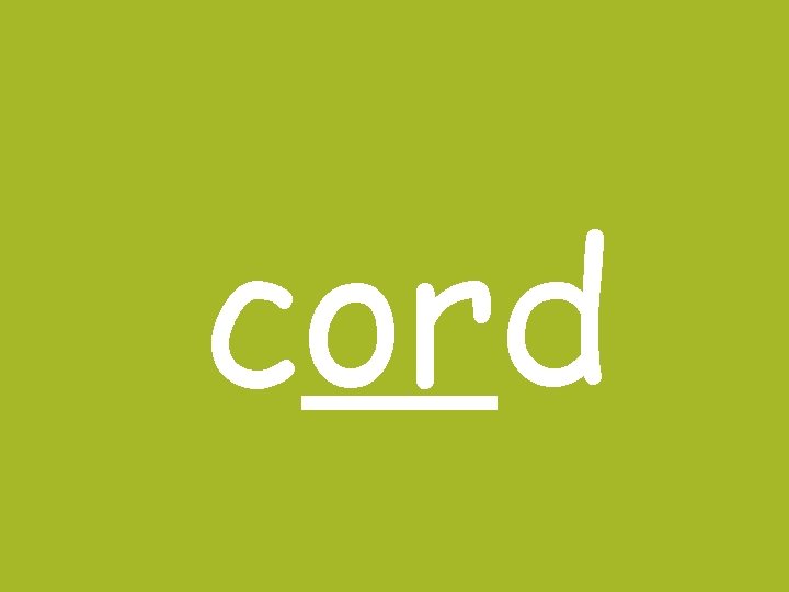 cord cord