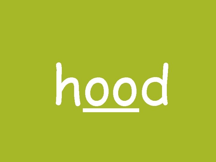 hood hood