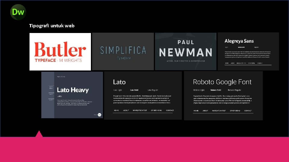 PEMILIHAN FONT DALAM PERANCANGAN UI UX DALAM WEB