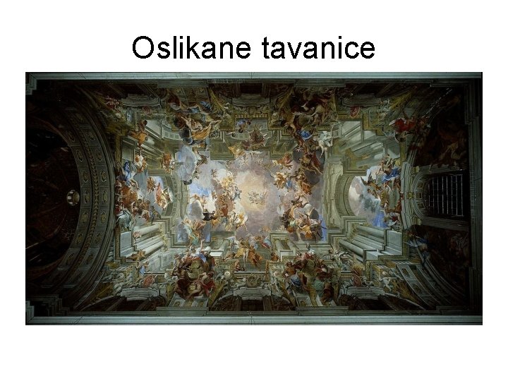 Oslikane tavanice 