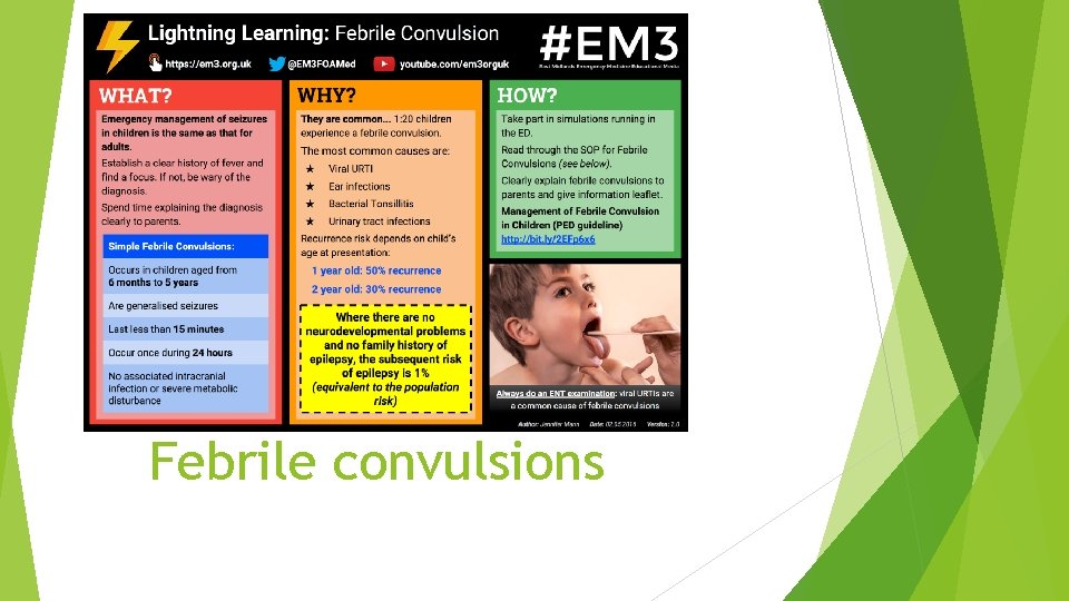 Febrile convulsions 