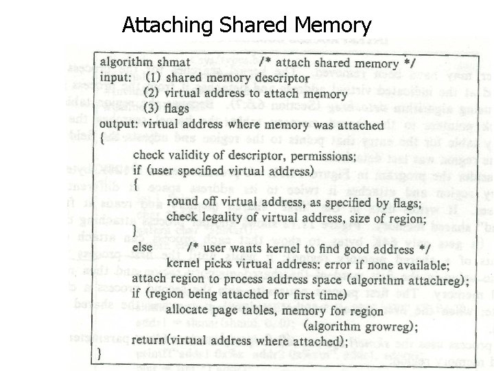 Attaching Shared Memory 