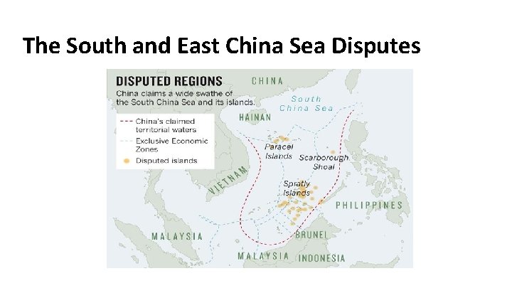 The South and East China Sea Disputes 