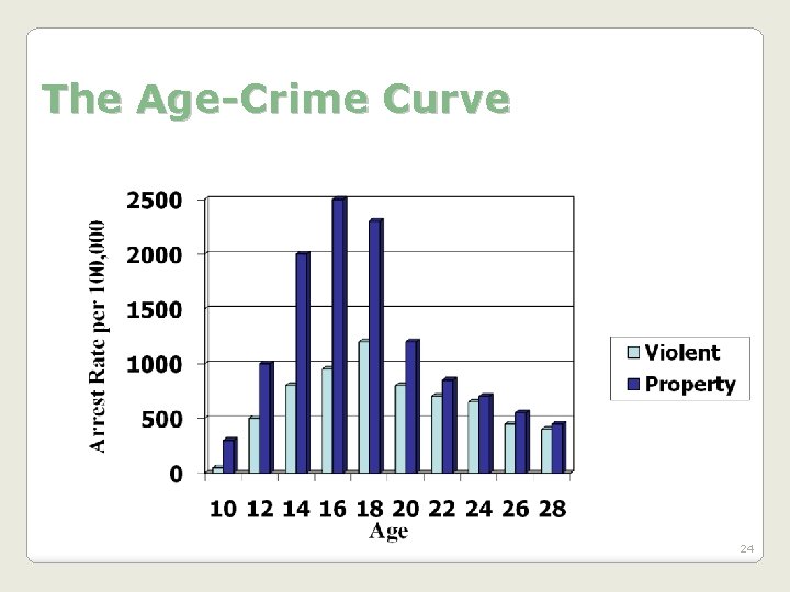 The Age-Crime Curve 24 