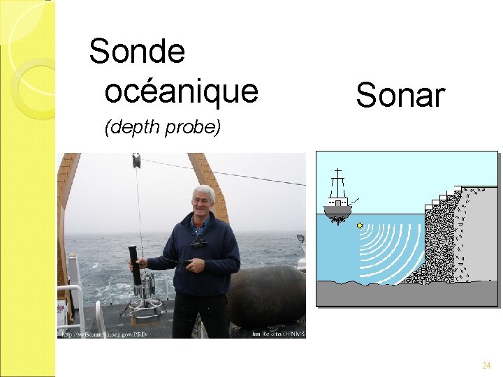 Sonde océanique Sonar (depth probe) 24 