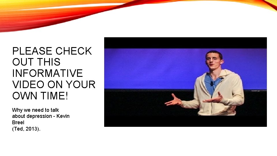 PLEASE CHECK OUT THIS INFORMATIVE VIDEO ON YOUR OWN TIME! Why we need to