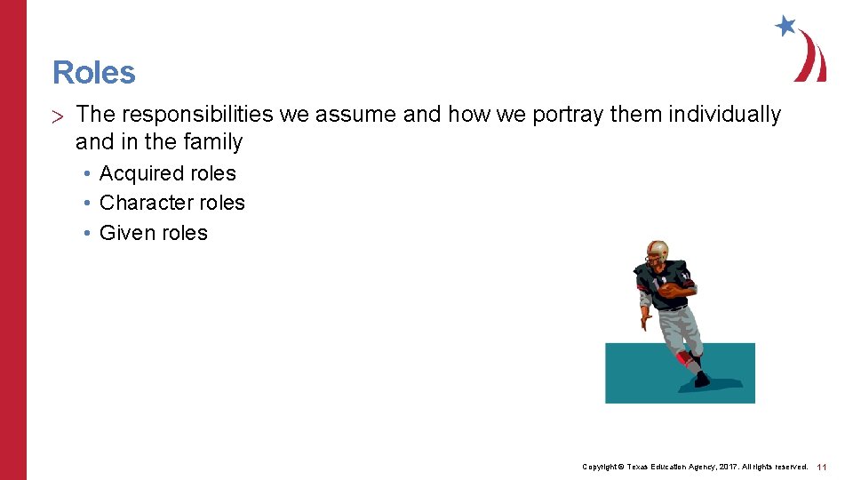 Roles > The responsibilities we assume and how we portray them individually and in