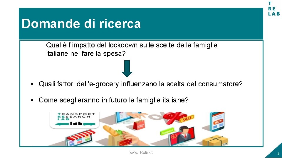 Domande di ricerca Qual è l’impatto del lockdown sulle scelte delle famiglie italiane nel