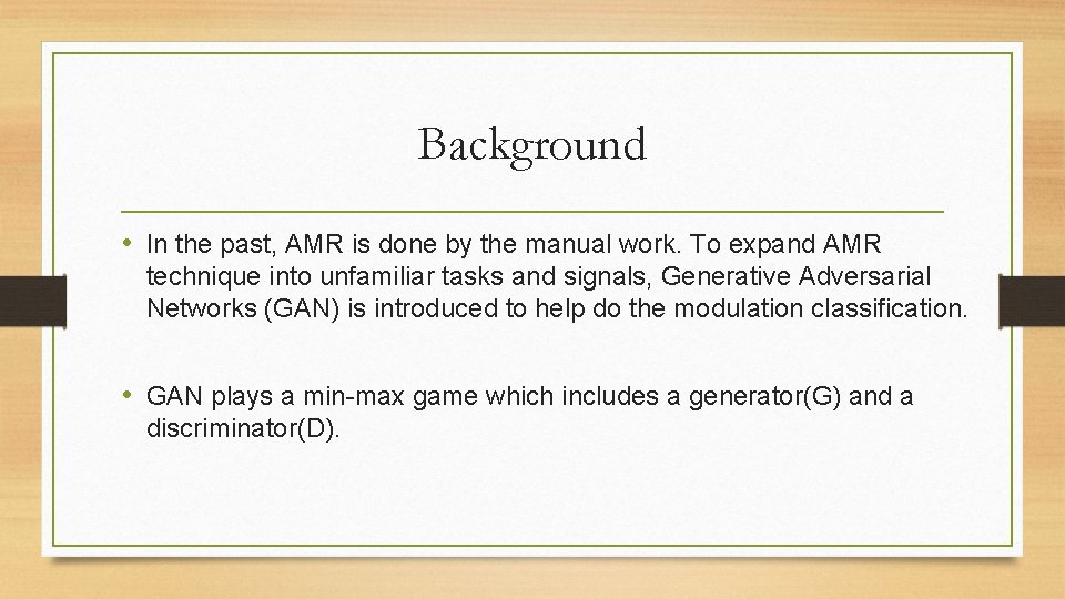 Background • In the past, AMR is done by the manual work. To expand