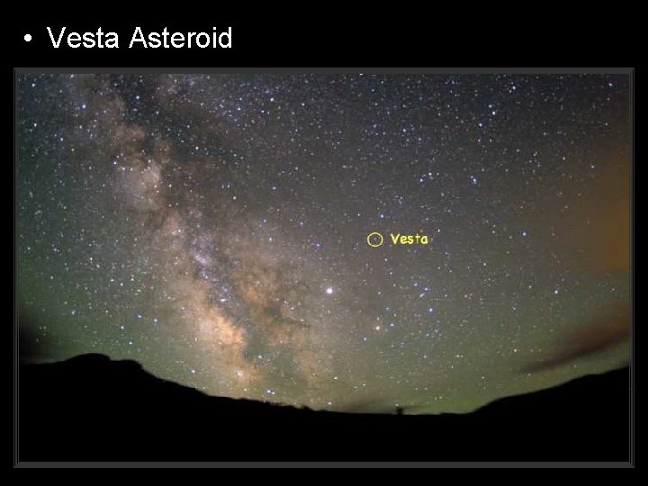  • Vesta Asteroid 