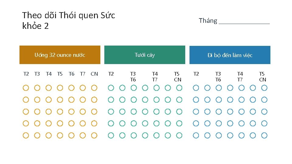 Theo dõi Thói quen Sức khỏe 2 Uống 32 Vănounce bản nước T 2