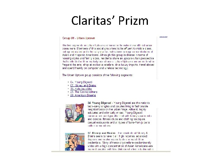 Claritas’ Prizm 