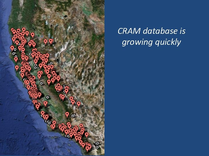CRAM database is growing quickly 