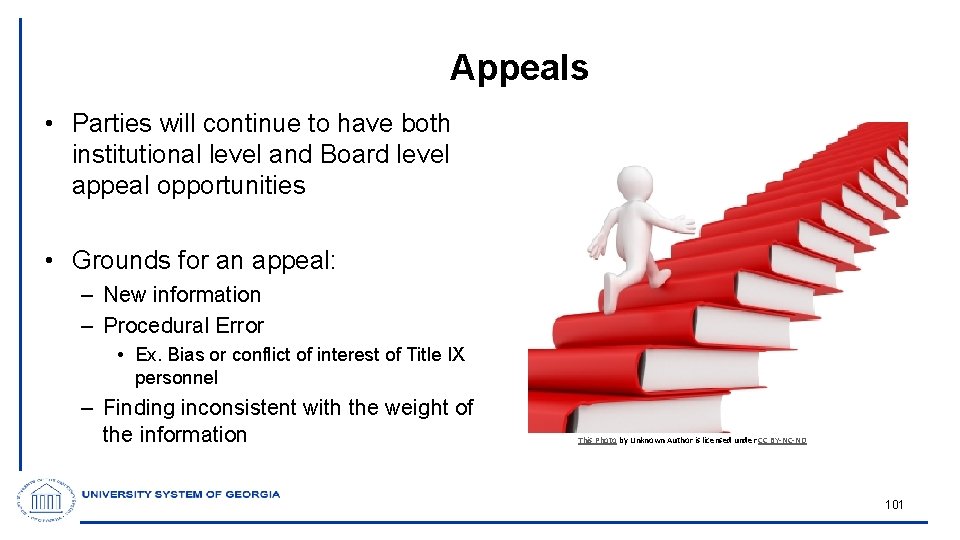 Appeals • Parties will continue to have both institutional level and Board level appeal