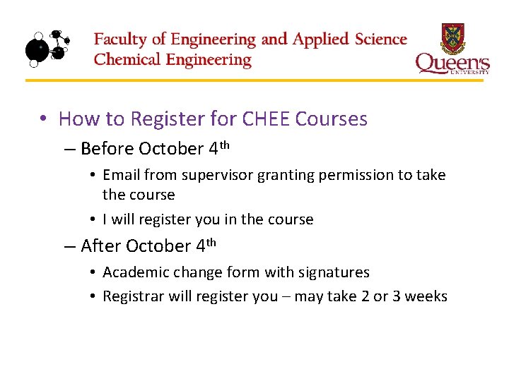 • How to Register for CHEE Courses – Before October 4 th •