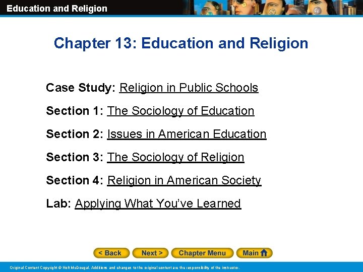 Education and Religion Chapter 13: Education and Religion Case Study: Religion in Public Schools