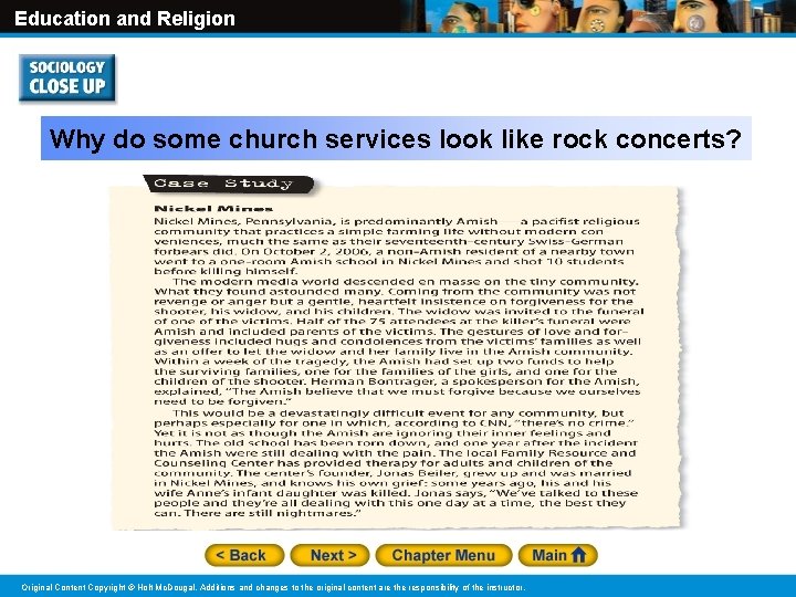 Education and Religion Why do some church services look like rock concerts? Original Content
