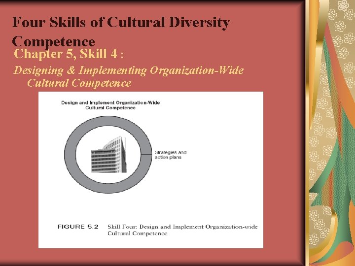 Four Skills of Cultural Diversity Competence Chapter 5, Skill 4 : Designing & Implementing