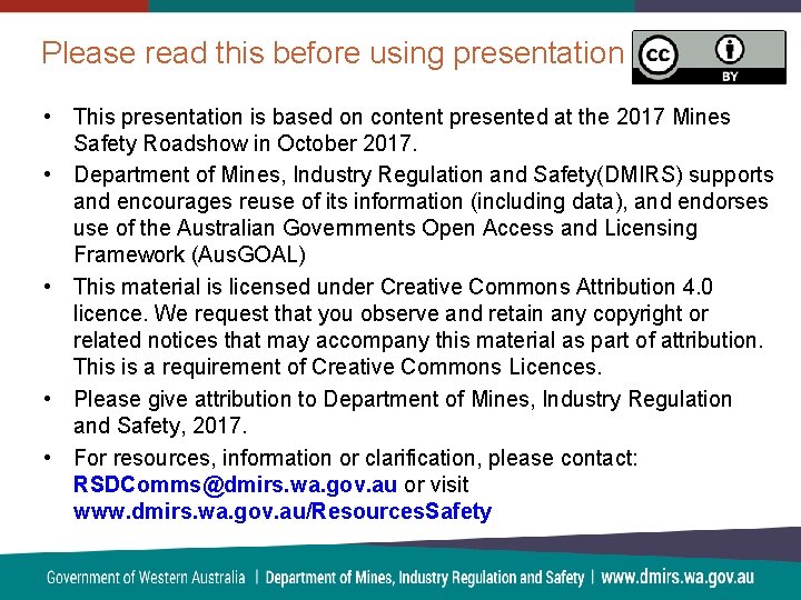 Please read this before using presentation • This presentation is based on content presented