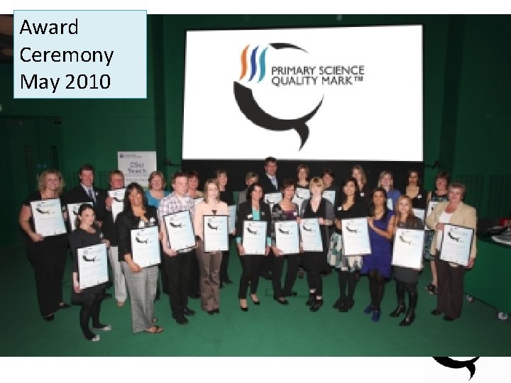 Award Ceremony May 2010 