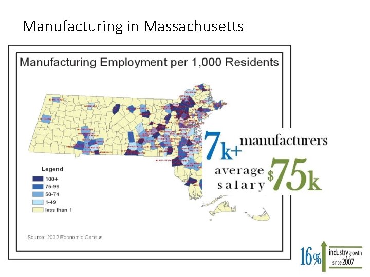 Manufacturing in Massachusetts 