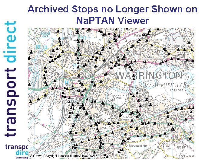 Archived Stops no Longer Shown on Na. PTAN Viewer 