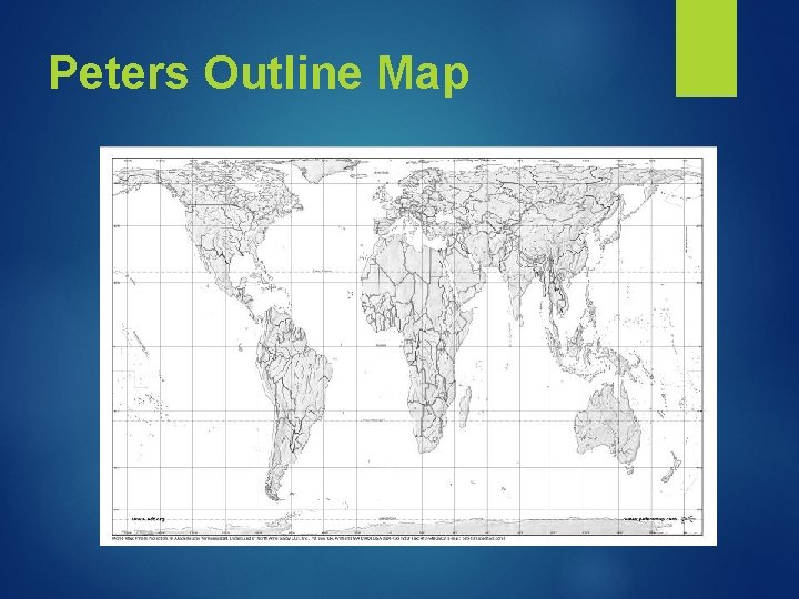 Peters Outline Map 