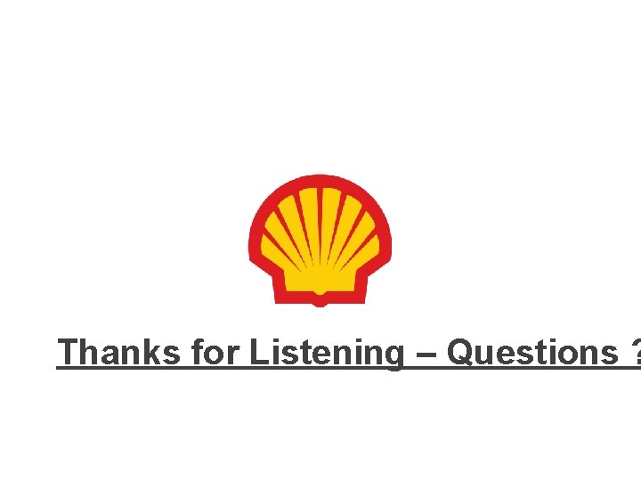 Thanks for Listening – Questions ? 