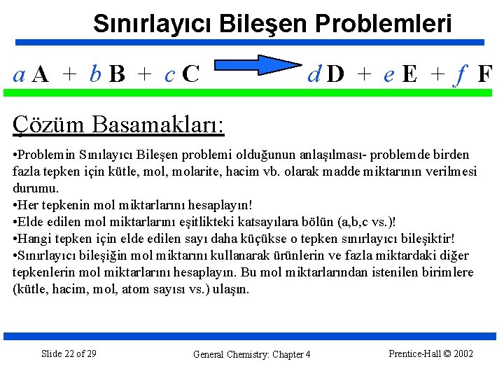 Sınırlayıcı Bileşen Problemleri a. A + b. B + c. C d. D +