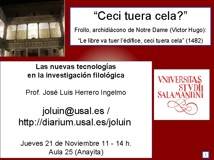 “Ceci tuera cela? ” Frollo, archidiácono de Notre Dame (Victor Hugo): “Le libre va