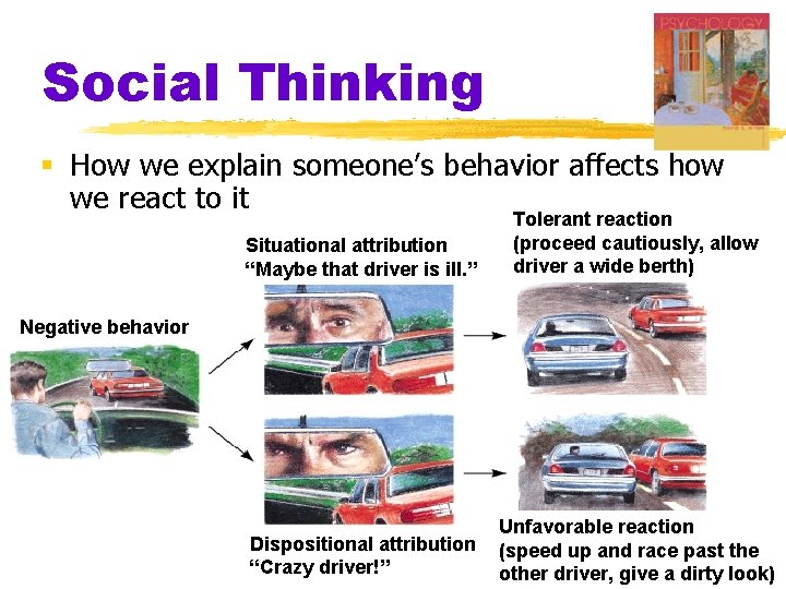 Social Thinking § How we explain someone’s behavior affects how we react to it