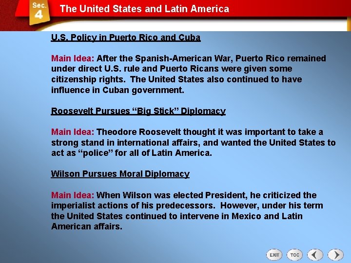 The United States and Latin America U. S. Policy in Puerto Rico and Cuba